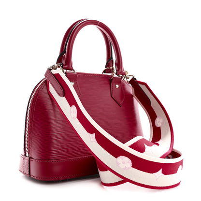 Louis Vuitton Epi Jacquard Alma BB Raspberry 3 of 9