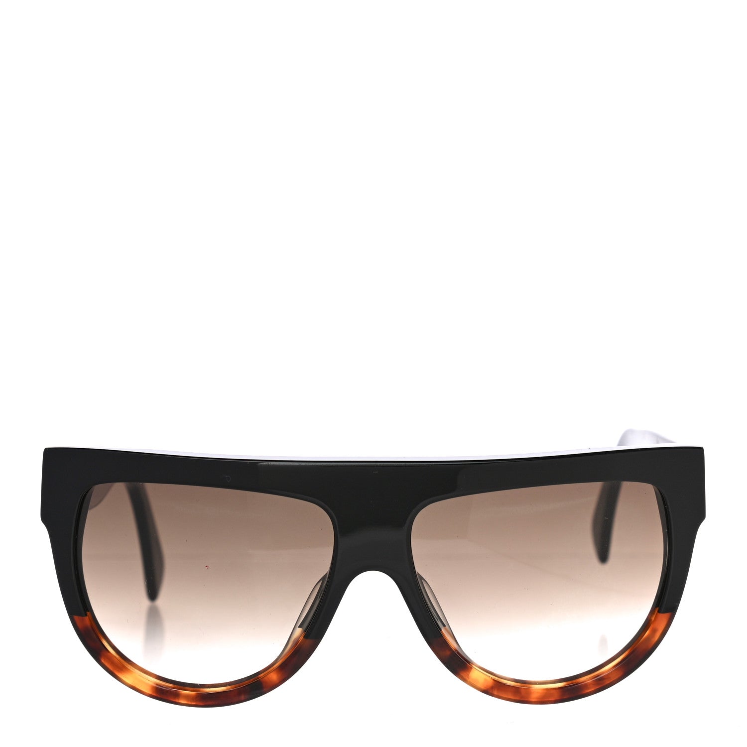 Celine Shadow Sunglasses CL 41026/S Black Havana 2 of 7
