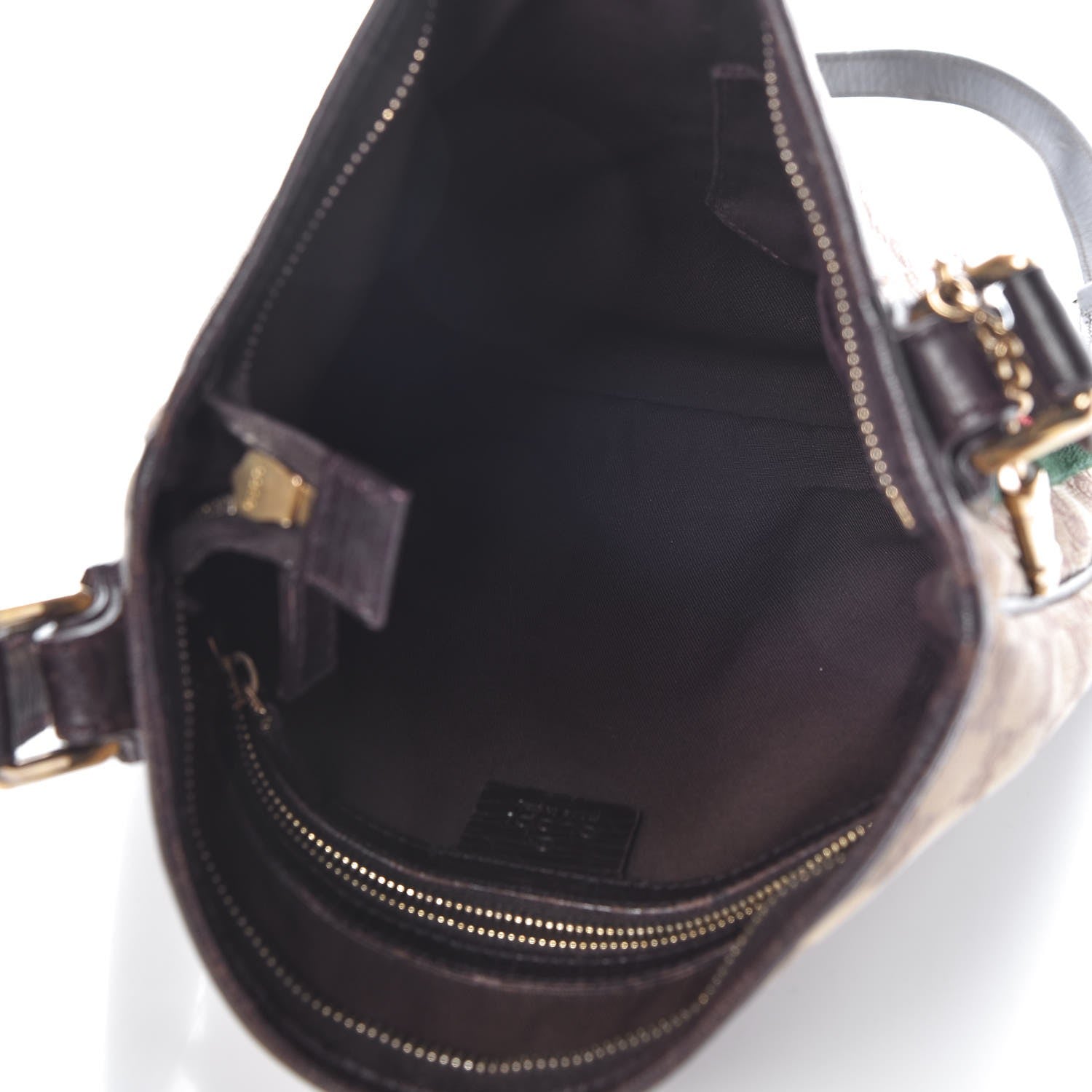 Gucci Monogram Web Jolicoeur Charms Messenger Dark Brown 5 of 8