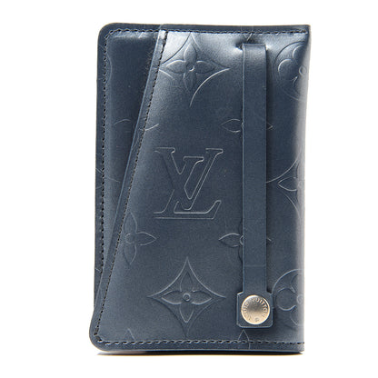 Louis Vuitton Mat Monogram Key Case Blue 1 of 5