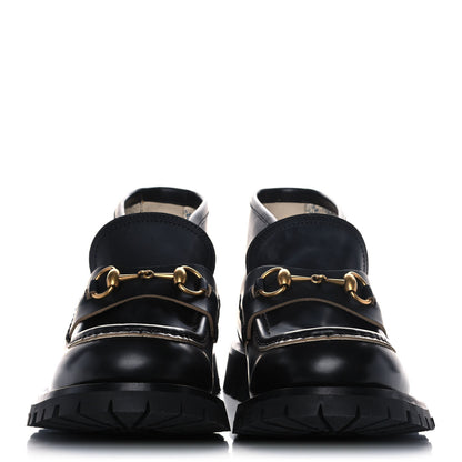 Gucci Cordovan Lux Mens Harald Horsebit Ankle Boots 8 Black 3 of 27