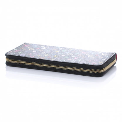 Louis Vuitton Monogram Multicolor Zippy Wallet Black Grenade 4 of 7