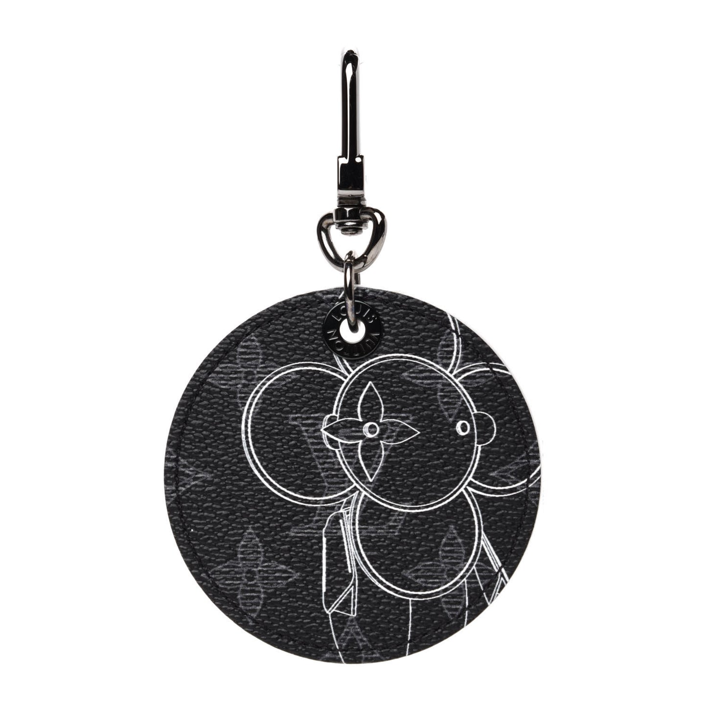 Monogram Eclipse Illustre Vivienne Bag Charm Key Holder Black