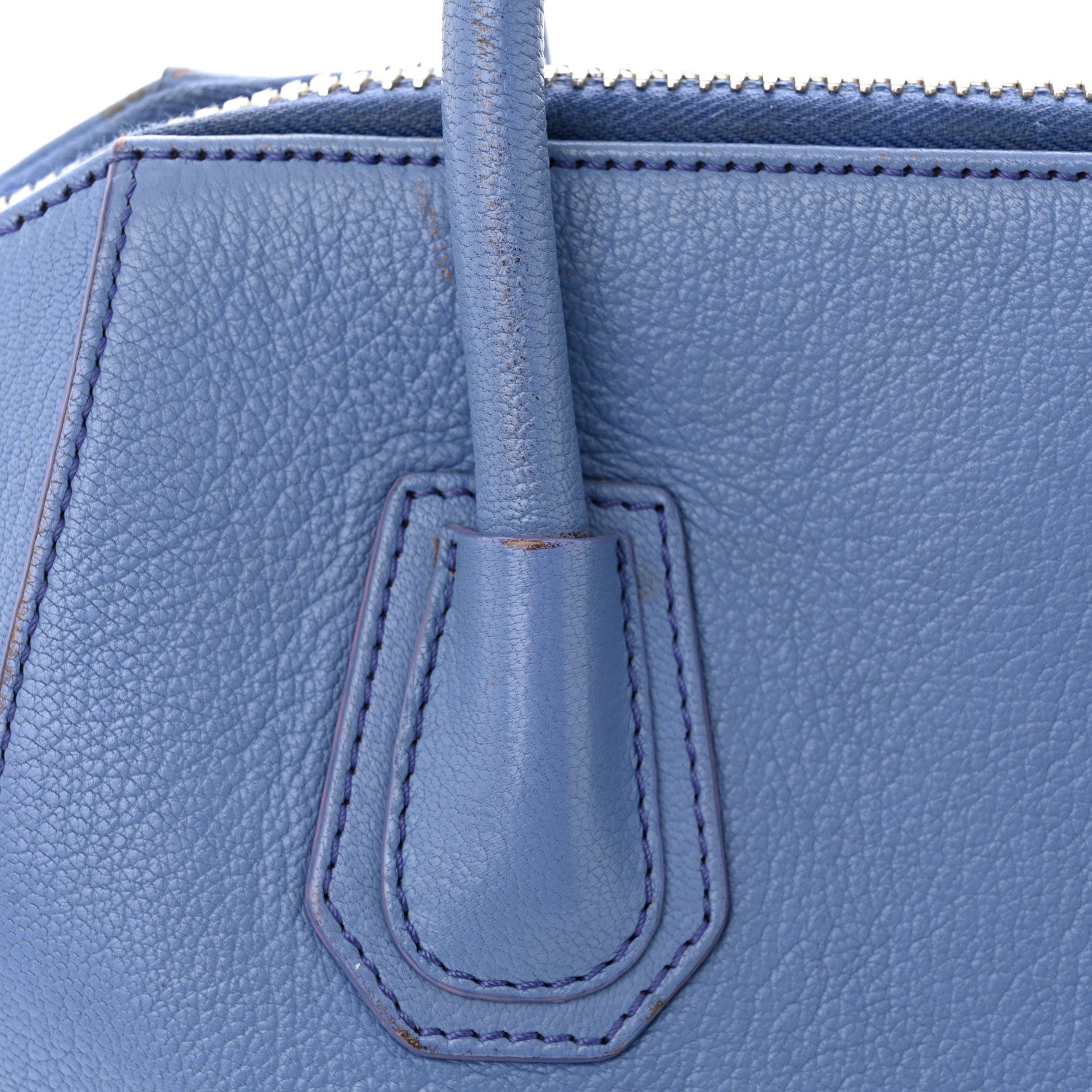 Givenchy Sugar Goatskin Small Antigona Blue 12 of 15
