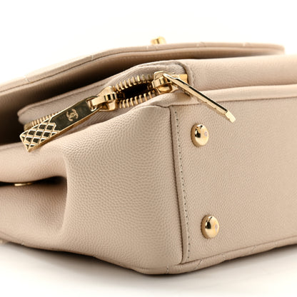 Chanel Caviar Quilted Small Business Affinity Flap Beige 9 of 12