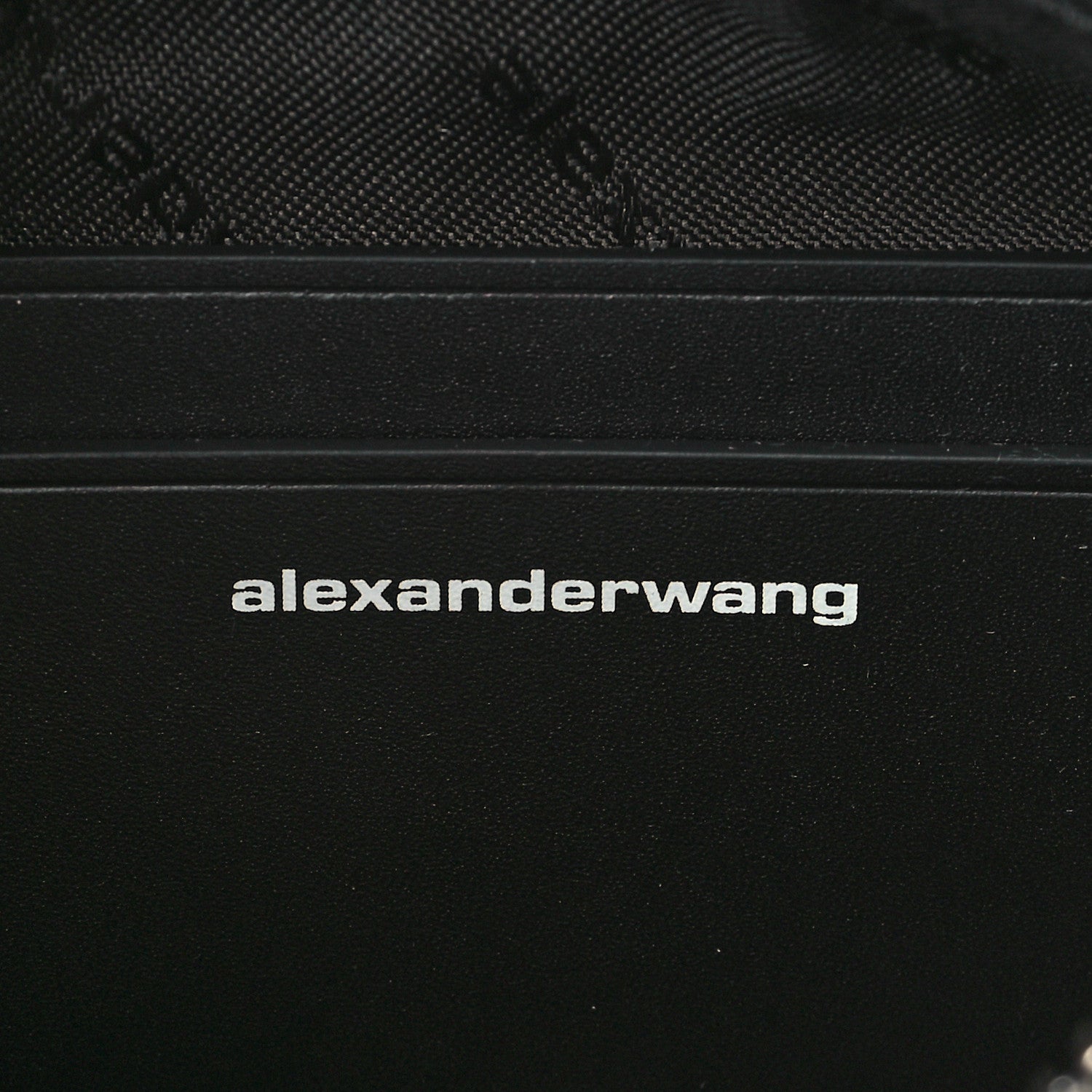 Alexander Wang Mesh Crystal Rhinestone Mini Heiress Pouch Black Silver 6 of 10