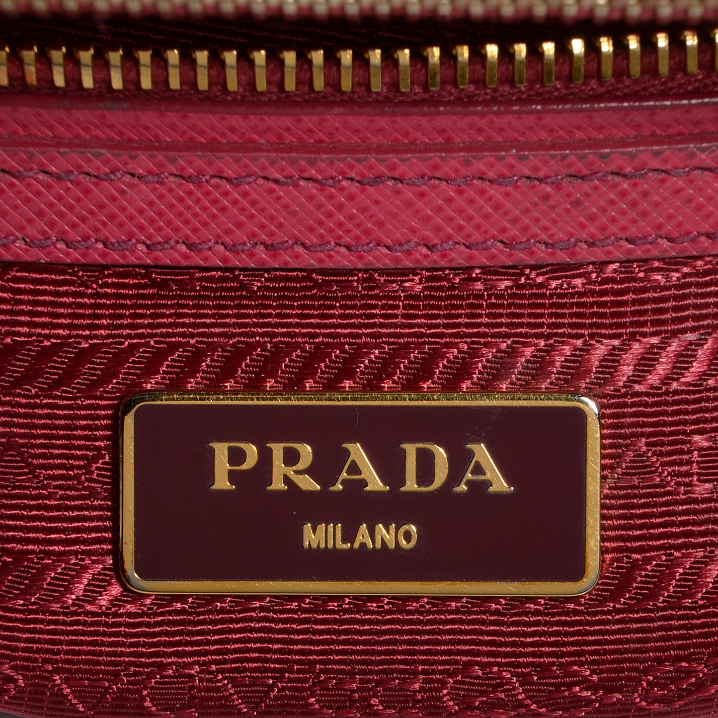 Saffiano Lux Small Double Zip Tote Peonia