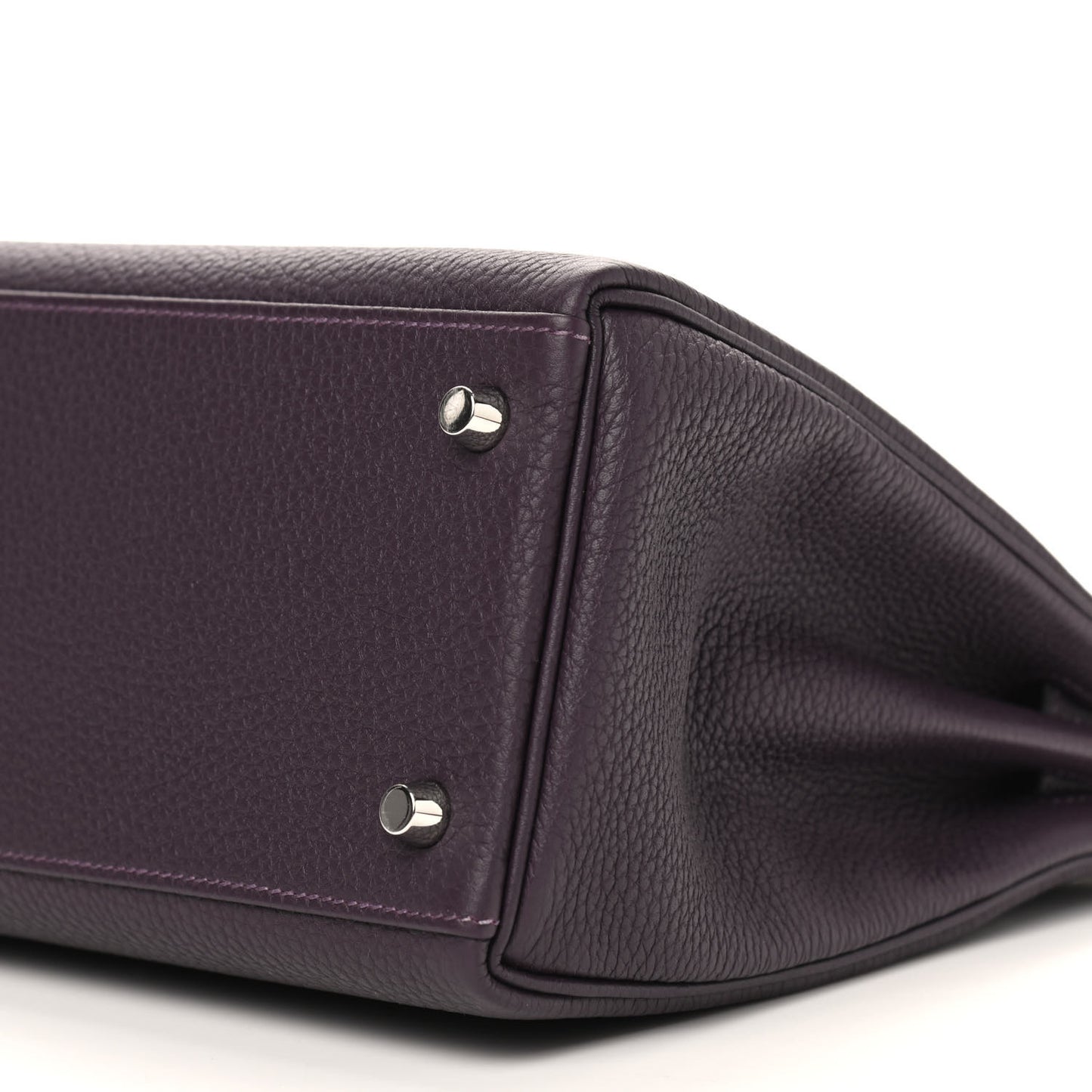Togo Matte Alligator Kelly Retourne Touch 28 Raisin Prunoir
