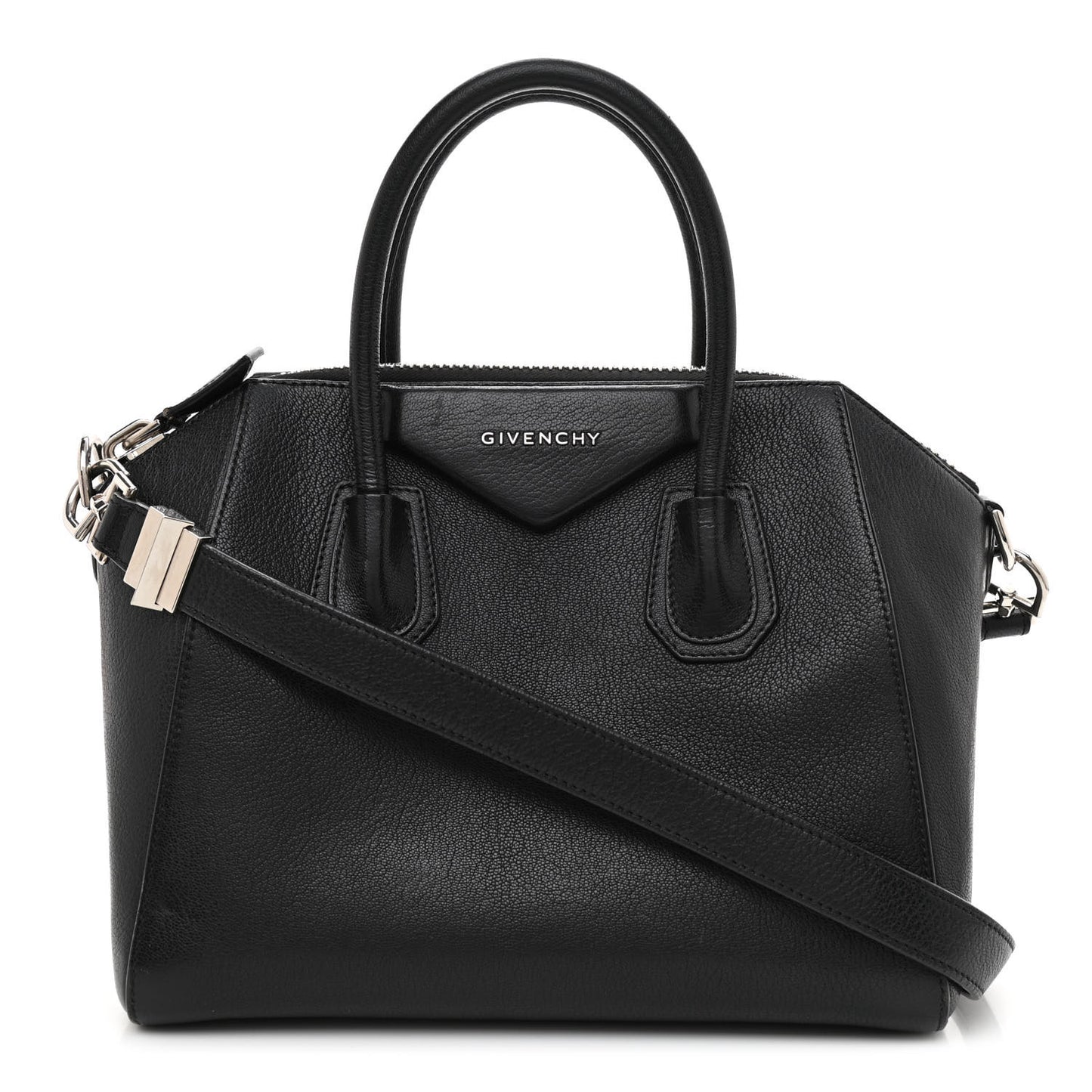 Sugar Goatskin Small Antigona Black