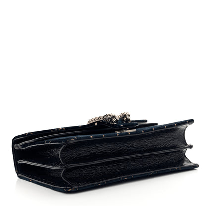 Gucci Velvet Skipper GG Monogram Small Dionysus Shoulder Bag Blue Beige Black 4 of 11