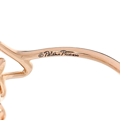 Tiffany 18K Rose Gold Paloma's Graffiti Love Ring 56 7.75 5 of 6