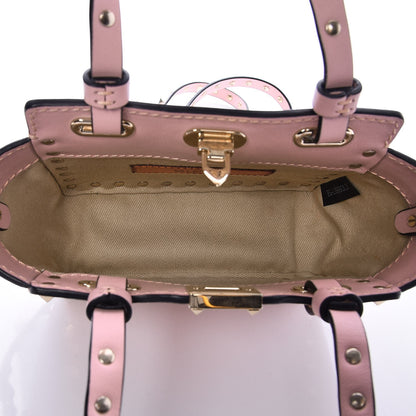 Valentino Garavani Vitello Micro Rockstud Tote Cipria 6 of 8