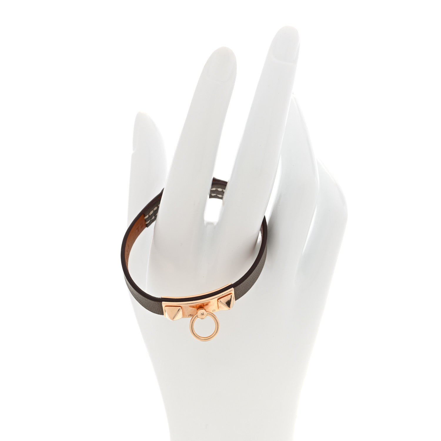 Hermes Mini Rivale Bracelet T2 Etoupe 2 of 5