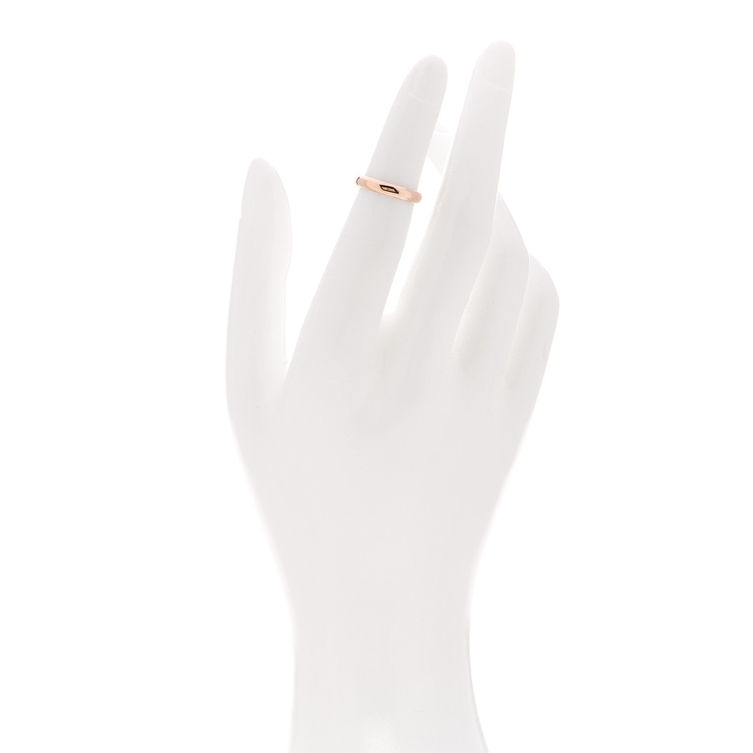 Van Cleef & Arpels 18K Rose Gold Wedding Band Ring 46 3.75 2 of 4