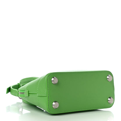 Balenciaga Grained Calfskin XXS Ville Top Handle Bag Light Green Fuchsia 4 of 9