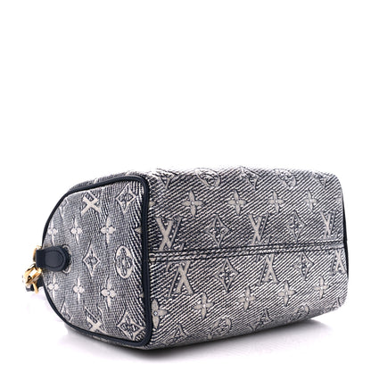 Louis Vuitton Monoglam Speedy Bandouliere 20 Blue 4 of 9