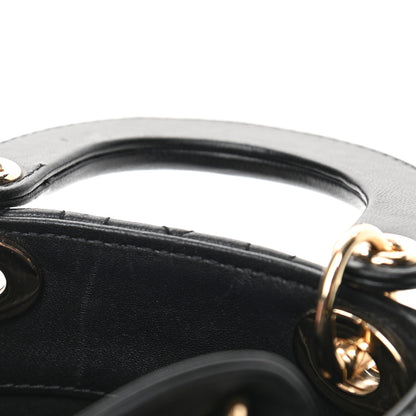 Christian Dior Lambskin Cannage Micro Lady Dior Black 14 of 14