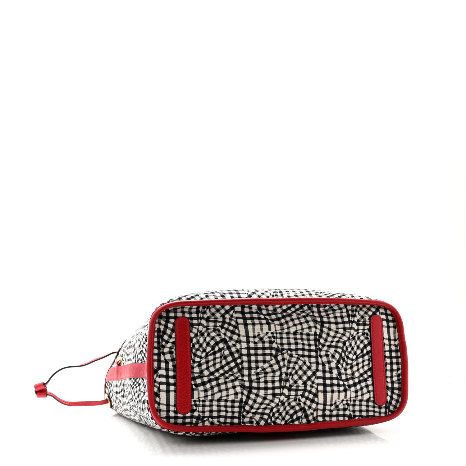 MCM Visetos Medium Liz Reversible Shopper Tote Ruby Red 7 of 15