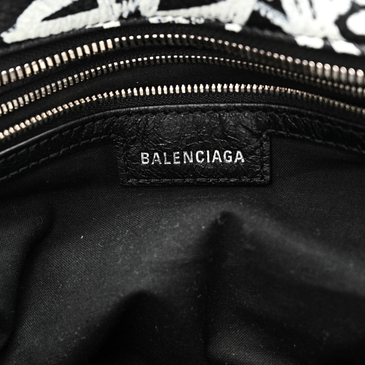 Balenciaga Agneau Arena Graffiti Neo Cagole City Handbag Black Balenciaga Agneau Arena Graffiti Neo Cagole City Handbag Black