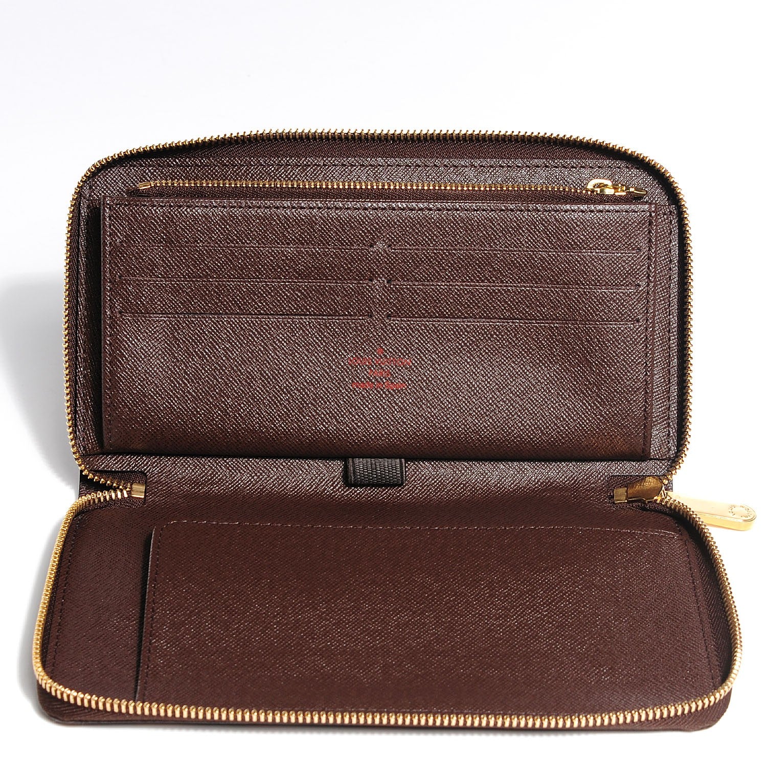 Louis Vuitton Damier Ebene Zippy Organizer Wallet 5 of 7