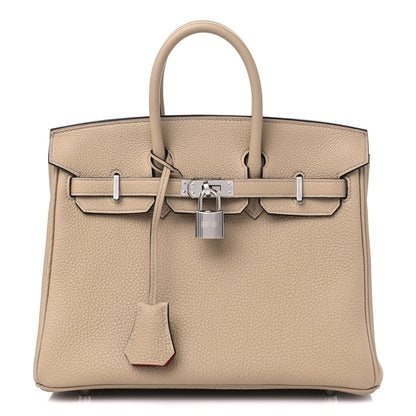 Hermes Togo Verso Birkin 25 Trench Bougainvillea 1 of 9