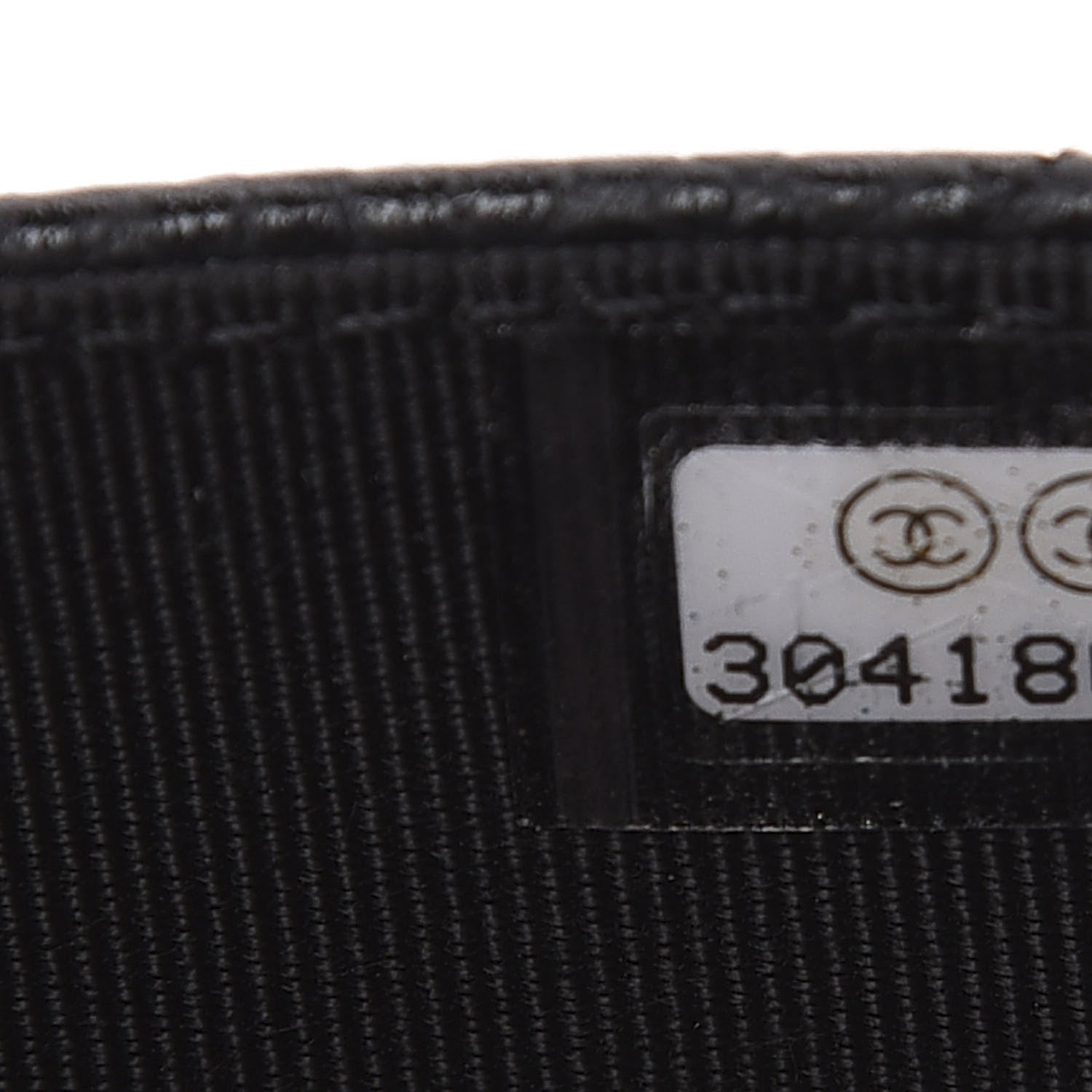 Chanel Caviar Quilted Flap Card Holder Wallet Black 7 of 7