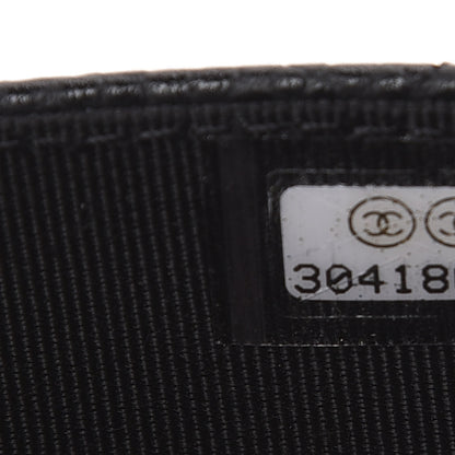 Chanel Caviar Quilted Flap Card Holder Wallet Black 7 of 7