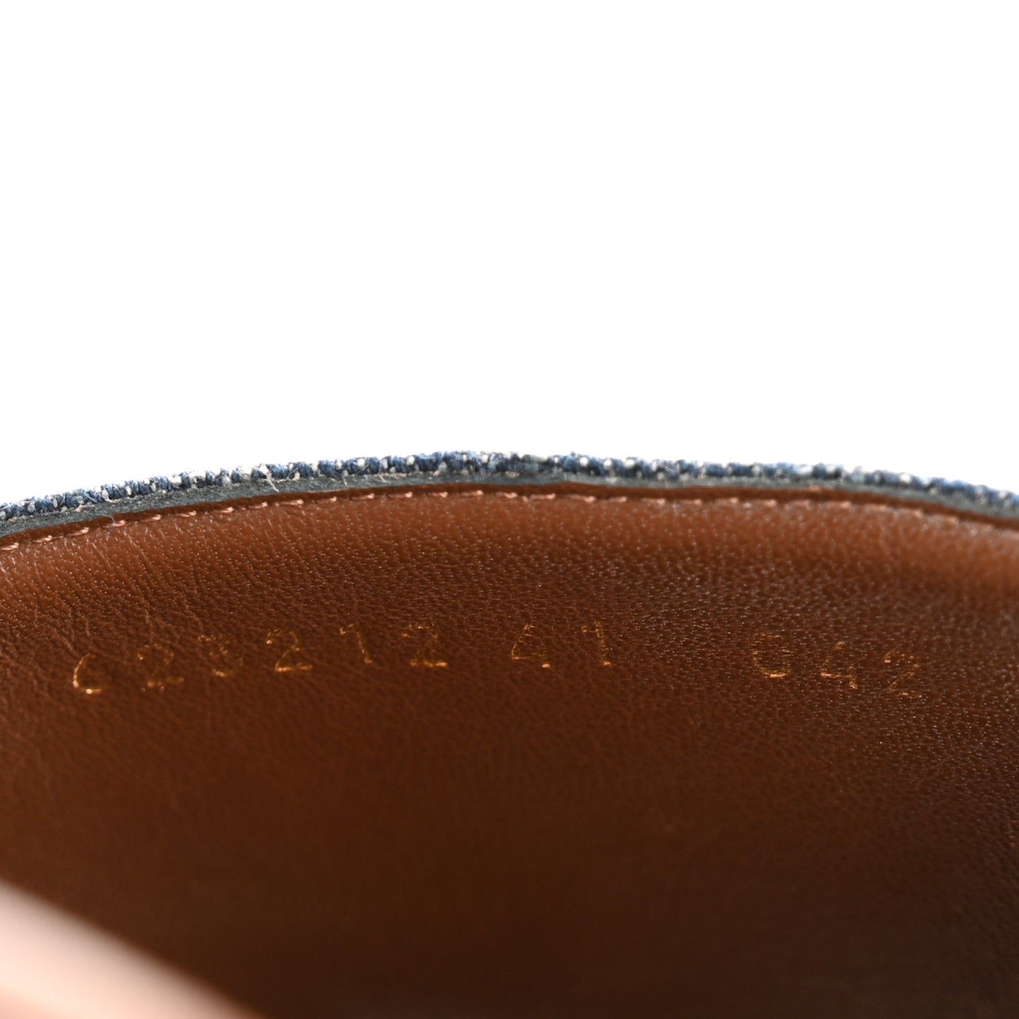 New Denim GG Monogram Angelina Platform 55mm Slide Sandals 41 Blue Tea