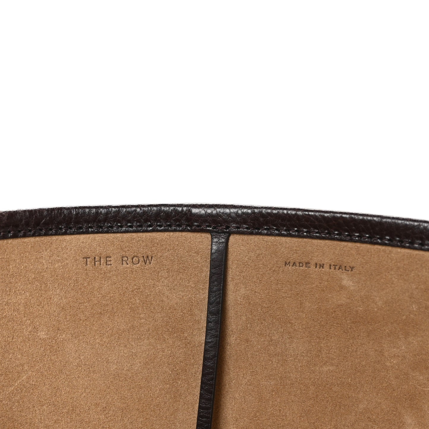 Grained Calfskin Park Tote Three Brown Ans