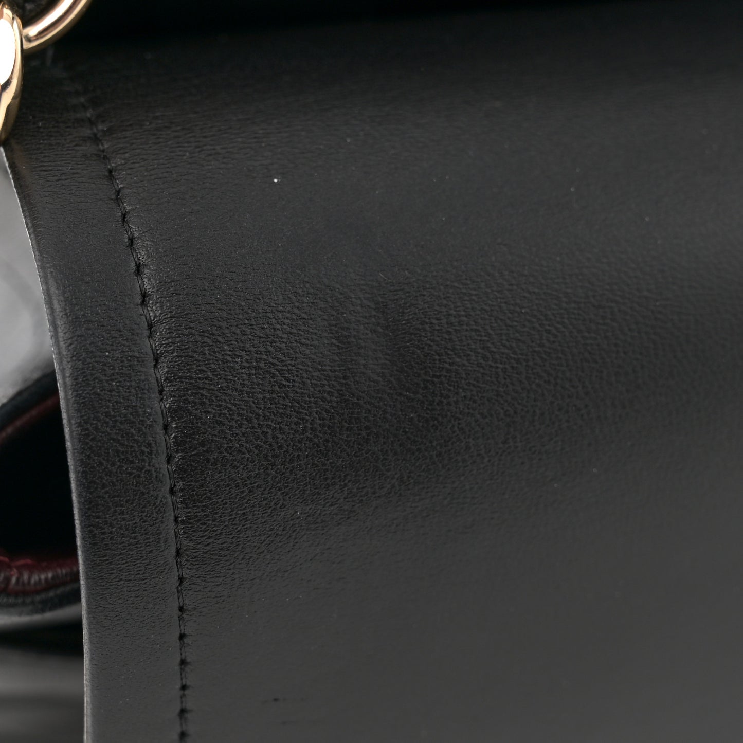 Lambskin Quilted Jumbo Double Flap Black