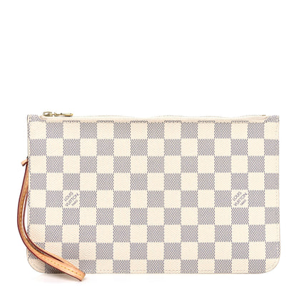 Louis Vuitton Damier Azur Neverfull MM GM Pochette 1 of 8