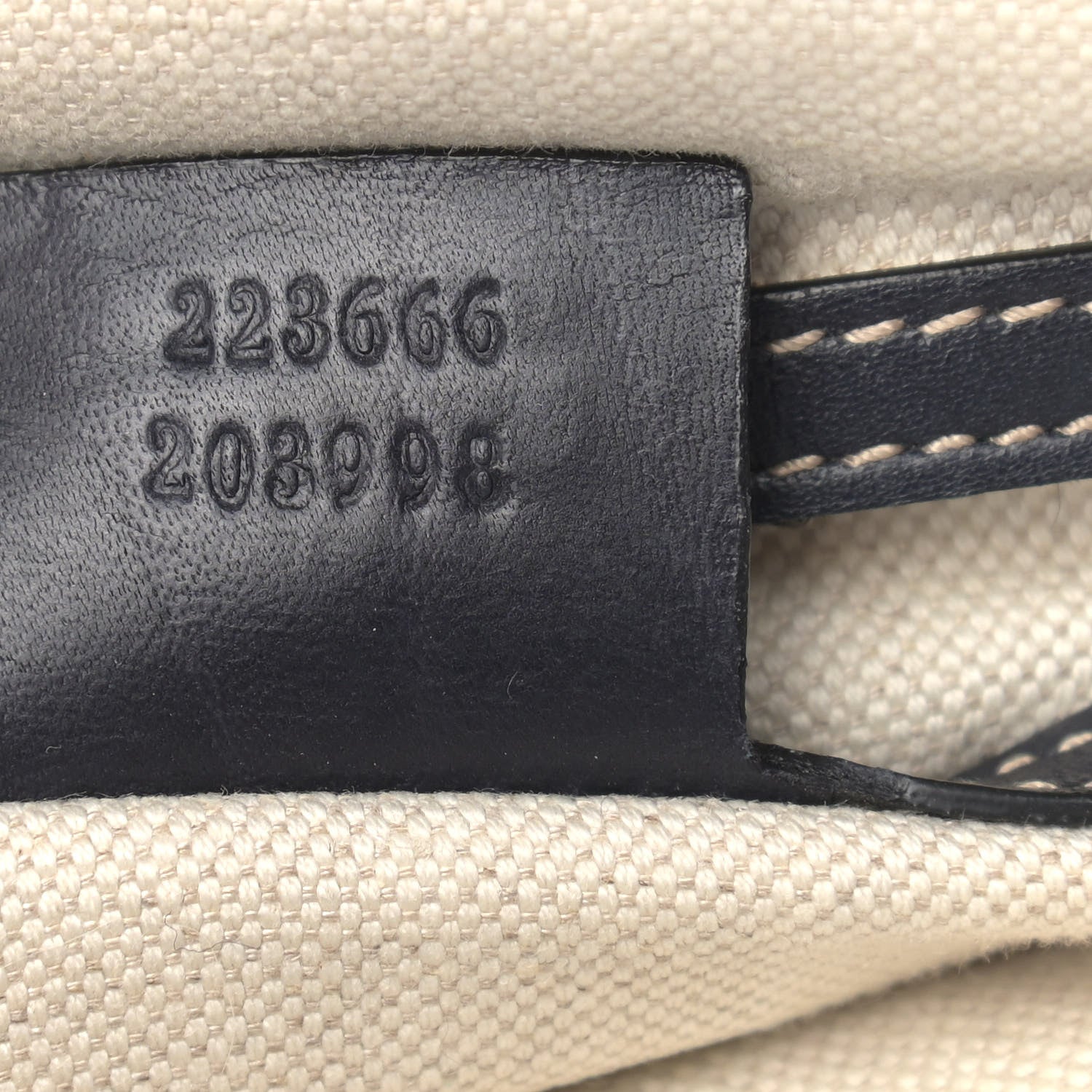 Gucci GG Plus Monogram Sellieria Calfskin Small Flap Messenger Bag Beige Blue 7 of 10