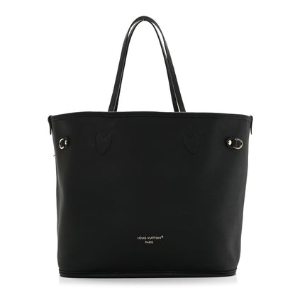 Louis Vuitton Monogram Calfskin Neo Neverfull Inside Out MM Black 3 of 16