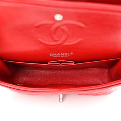 Chanel Lambskin Quilted Medium Double Flap Red 5 of 13