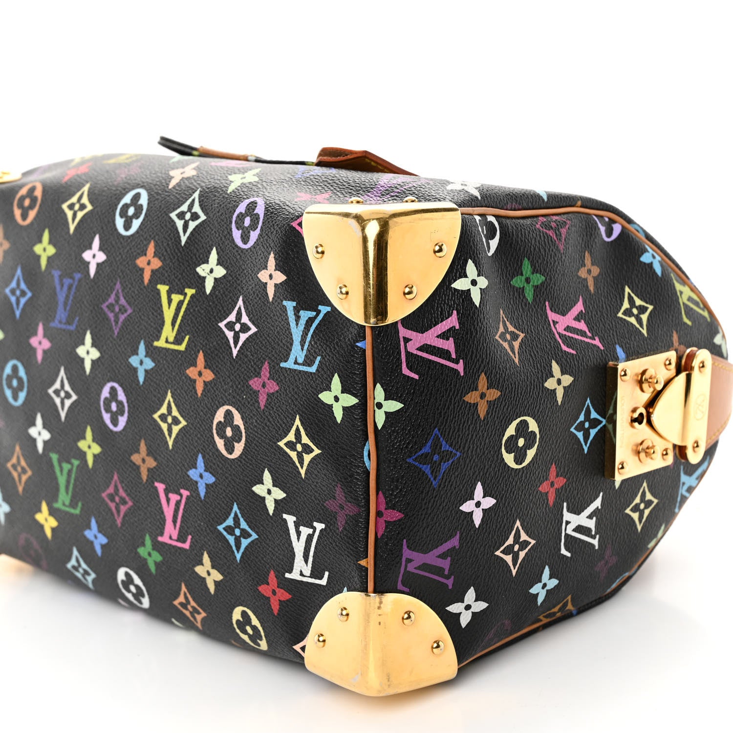 Louis Vuitton Monogram Multicolor Speedy 30 Black 9 of 10