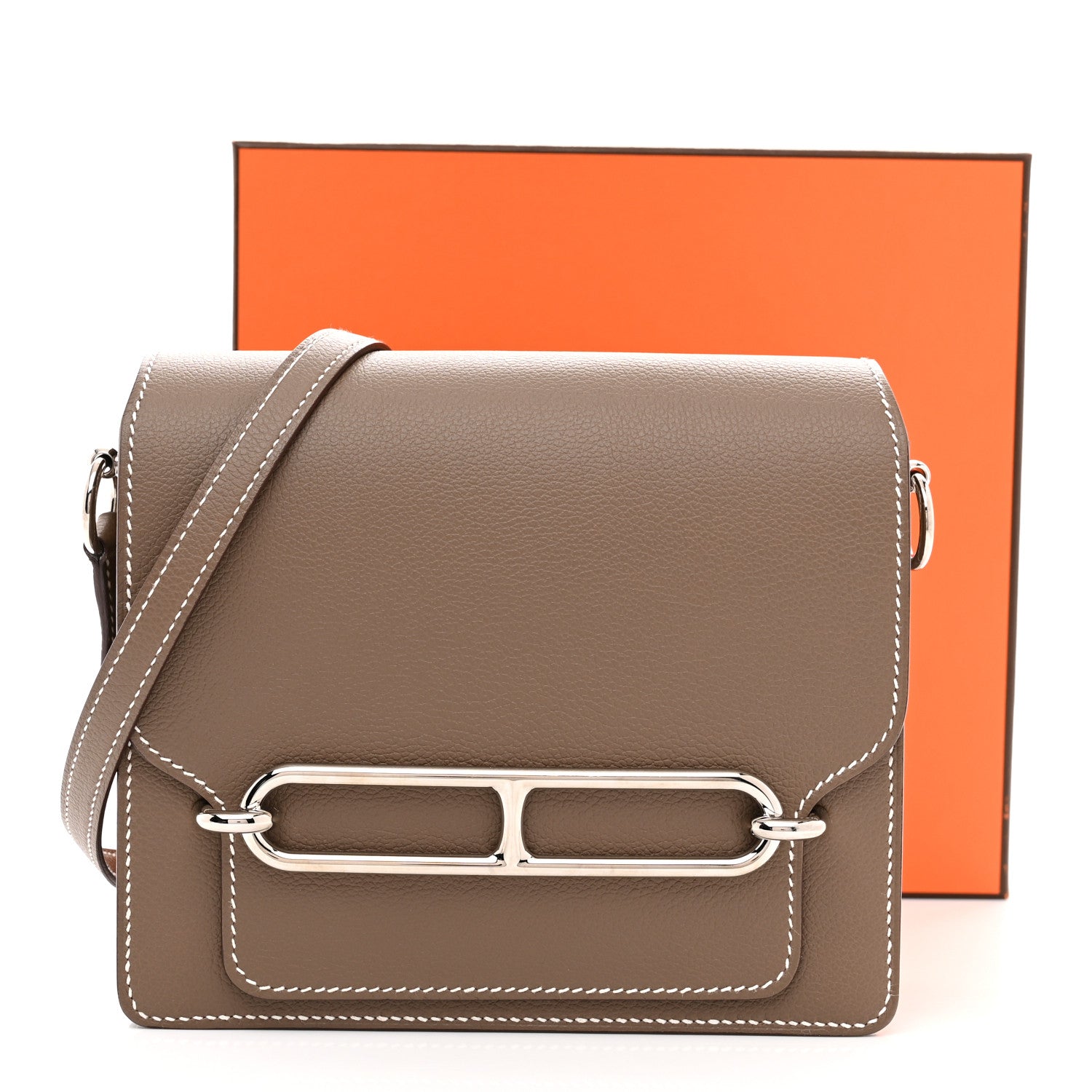 Hermes Evercolor Mini Sac Roulis Etoupe 11 of 11
