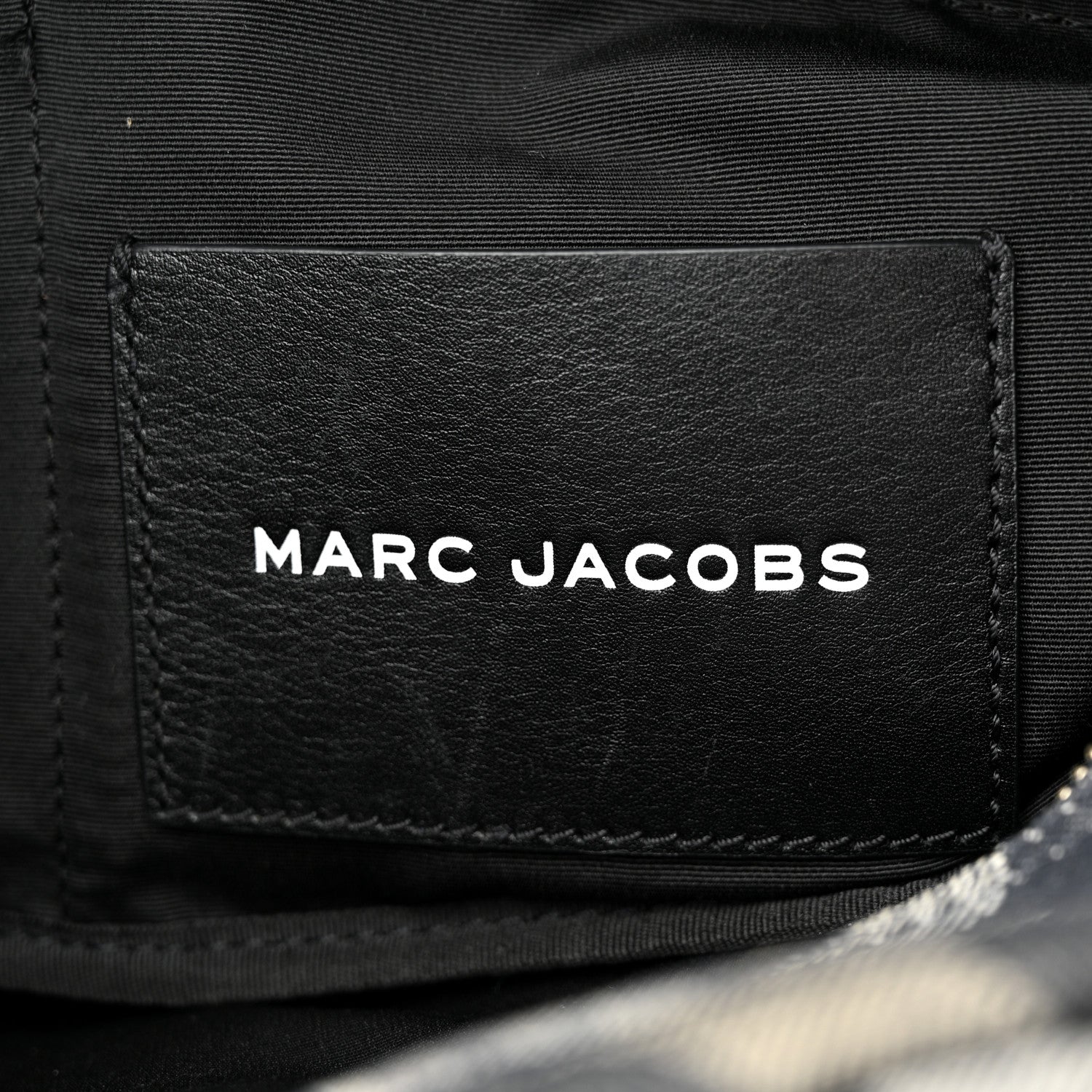 Marc Jacobs Denim Jacquard Medium The Monogram Tote Bag Denim Blue 6 of 17