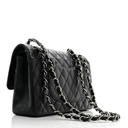 Chanel Caviar Quilted Medium Double Flap Black 2 of 10