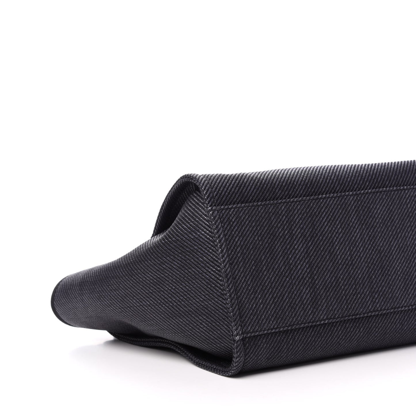 Mixed Fibers Calfskin Medium Deauville Tote Blue