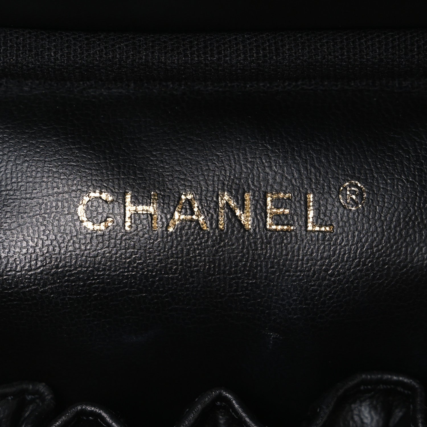 Chanel Caviar Vanity Cosmetic Case Black 6 of 8