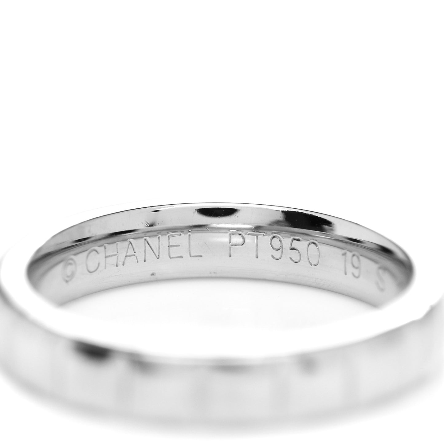 Platinum Band Ring 47 4