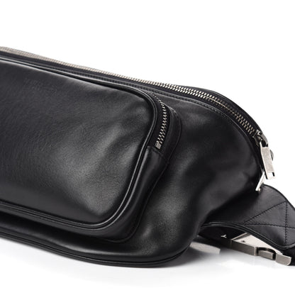Saint Laurent Lambskin Subway Belt Bag Black 8 of 11