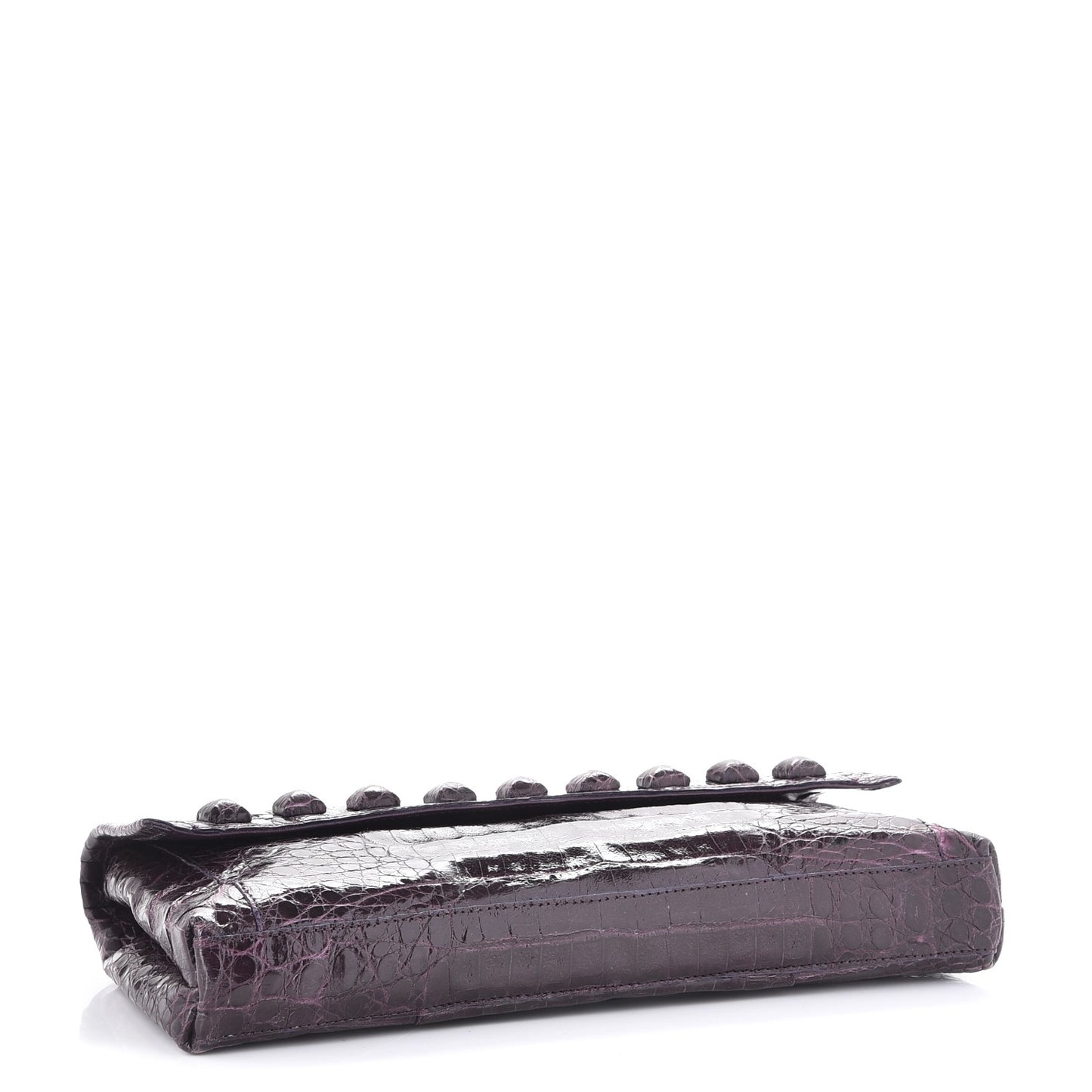 Crocodile Clutch Purple