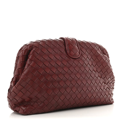 Bottega Veneta Nappa Intrecciato The Lauren 1980 Clutch Gigolo Red 3 of 9