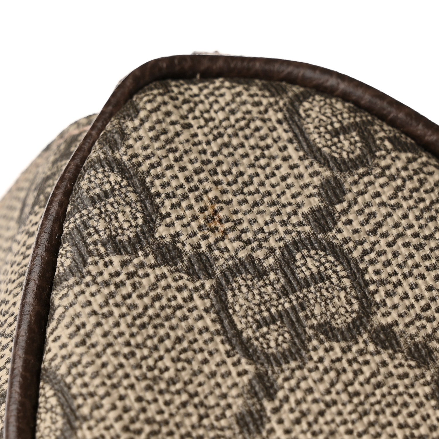 Gucci GG Supreme Monogram Strawberry Retro Interlocking G Barrel Coin Purse Beige Ebony 8 of 10