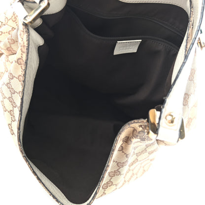 Gucci Monogram Large New Ladies Web Hobo Off White 5 of 11