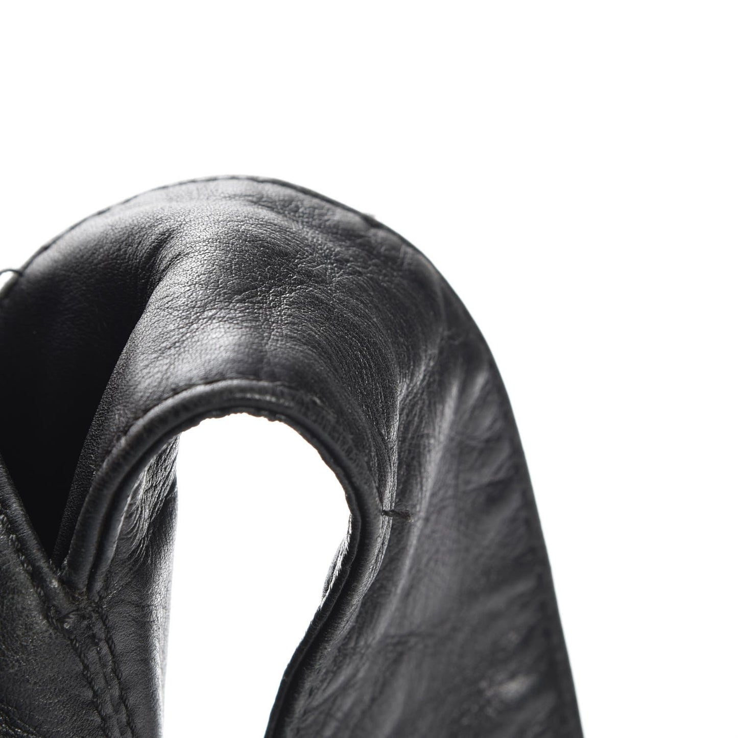 Lambskin CC Shoulder Flap Bag Black