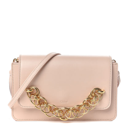 Chloe Smooth Calfskin Drew Bijou Clutch Cement Pink 1 of 13