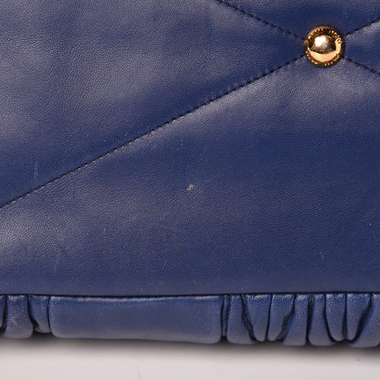 Miu Miu Nappa Matelasse Tote Blue 15 of 18