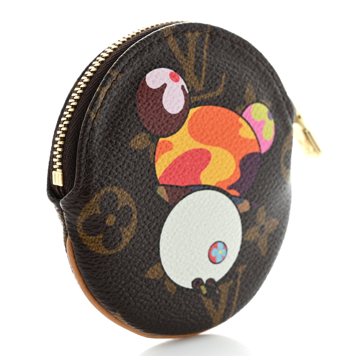 Monogram Panda Round Coin Purse
